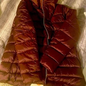 Save the duck maroon coat 2/M NWT